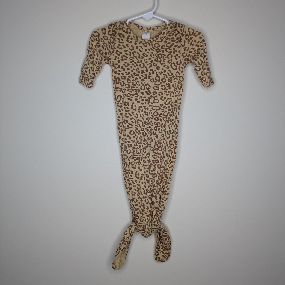 Kate Quinn Cheetah Tie Wrap Onepiece 0-3m